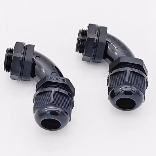 Prensaestopas de nailon con codo de 45 grados M20*1,5